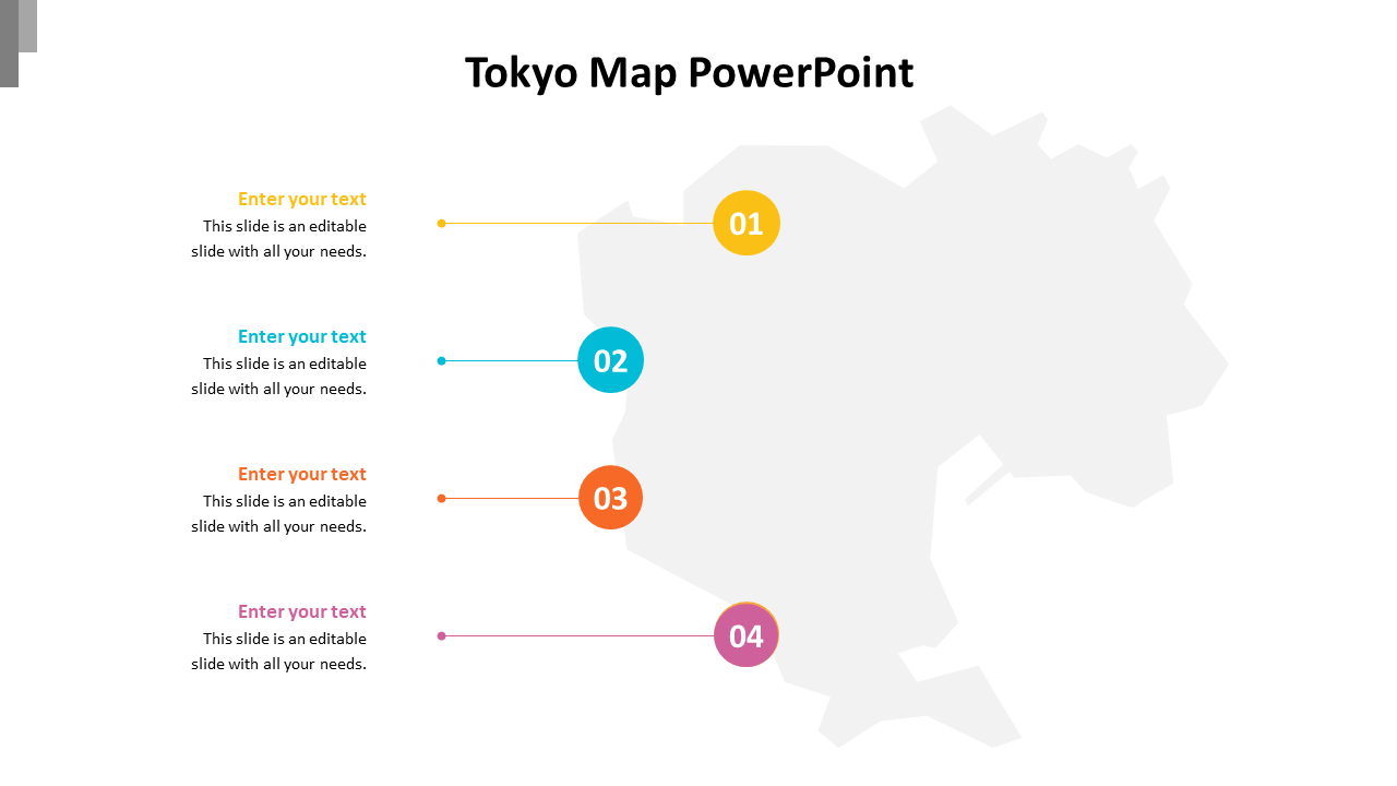 Our Predesigned Tokyo Map PowerPoint Presentations